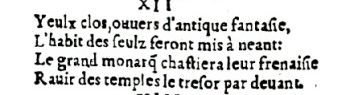 Nostradamus - Antoine du Rosne 1557