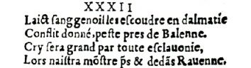 Nostradamus - Antoine du Rosne 1557