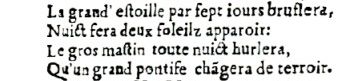 Nostradamus - Antoine du Rosne 1557