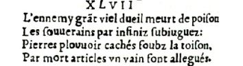 Nostradamus - Antoine du Rosne 1557