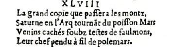 Nostradamus - Antoine du Rosne 1557