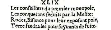 Nostradamus - Antoine du Rosne 1557