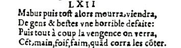 Nostradamus - Antoine du Rosne 1557