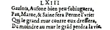 Nostradamus - Antoine du Rosne 1557