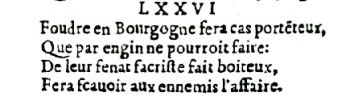 Nostradamus - Antoine du Rosne 1557