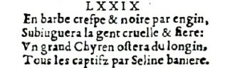 Nostradamus - Antoine du Rosne 1557