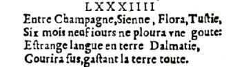 Nostradamus - Antoine du Rosne 1557