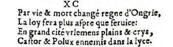 Nostradamus - Antoine du Rosne 1557