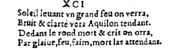 Nostradamus - Antoine du Rosne 1557