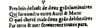 Nostradamus - Antoine du Rosne 1557