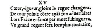 Nostradamus - Antoine du Rosne 1557