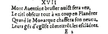 Nostradamus - Antoine du Rosne 1557