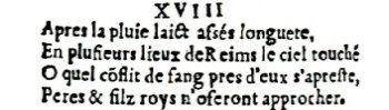 Nostradamus - Antoine du Rosne 1557