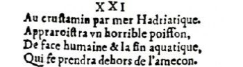 Nostradamus - Antoine du Rosne 1557