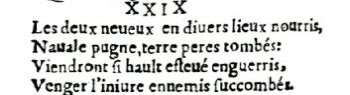 Nostradamus - Antoine du Rosne 1557