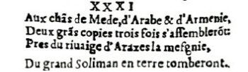 Nostradamus - Antoine du Rosne 1557