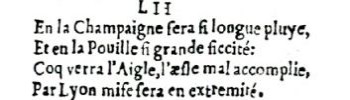 Nostradamus - Antoine du Rosne 1557