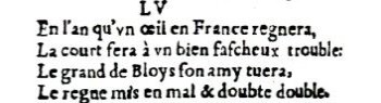 Nostradamus - Antoine du Rosne 1557