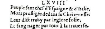 Nostradamus - Antoine du Rosne 1557