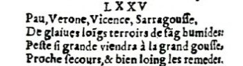 Nostradamus - Antoine du Rosne 1557