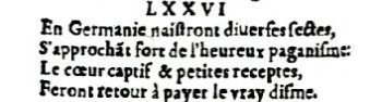 Nostradamus - Antoine du Rosne 1557