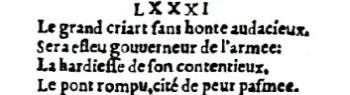 Nostradamus - Antoine du Rosne 1557