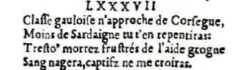 Nostradamus - Antoine du Rosne 1557