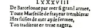 Nostradamus - Antoine du Rosne 1557