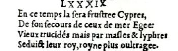 Nostradamus - Antoine du Rosne 1557