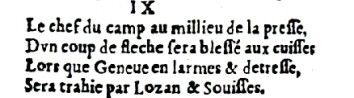 Nostradamus - Antoine du Rosne 1557