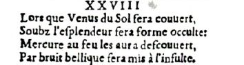 Nostradamus - Antoine du Rosne 1557