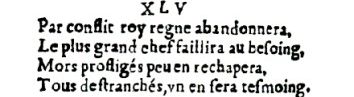 Nostradamus - Antoine du Rosne 1557