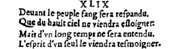 Nostradamus - Antoine du Rosne 1557