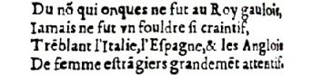 Nostradamus - Antoine du Rosne 1557