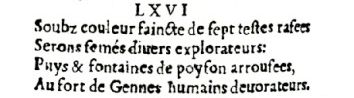 Nostradamus - Antoine du Rosne 1557