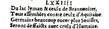 Nostradamus - Antoine du Rosne 1557