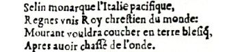 Nostradamus - Antoine du Rosne 1557