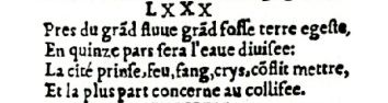 Nostradamus - Antoine du Rosne 1557