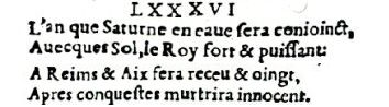 Nostradamus - Antoine du Rosne 1557