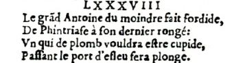 Nostradamus - Antoine du Rosne 1557