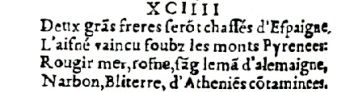 Nostradamus - Antoine du Rosne 1557