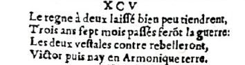 Nostradamus - Antoine du Rosne 1557