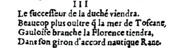 Nostradamus - Antoine du Rosne 1557