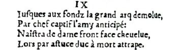 Nostradamus - Antoine du Rosne 1557