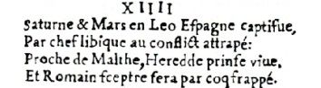 Nostradamus - Antoine du Rosne 1557