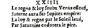 Nostradamus - Antoine du Rosne 1557