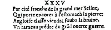 Nostradamus - Antoine du Rosne 1557