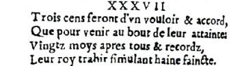 Nostradamus - Antoine du Rosne 1557