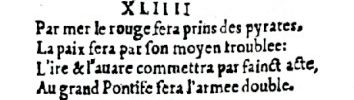 Nostradamus - Antoine du Rosne 1557