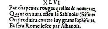 Nostradamus - Antoine du Rosne 1557